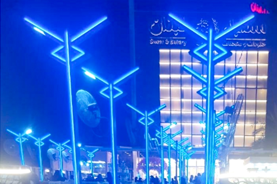 Iraq-Aluminum Profile Light Pole